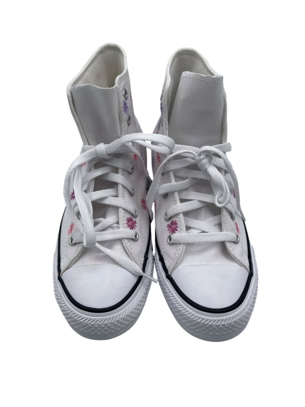 Converse Chuck Taylor All Star All Over Florals Kids SZ 6 White/Light Jellyfish - Picture 4 of 7